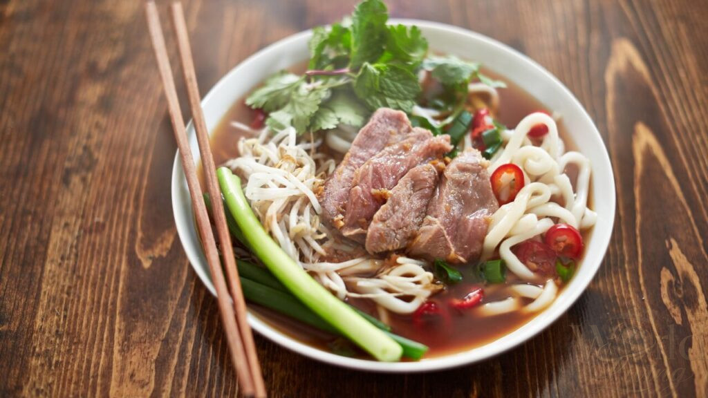 Why Street Food in Asia Is So Popular 3 Street Food in Asia. A delicious and aromatic bowl of Pho, a staple of Vietnamese street food. Asia.