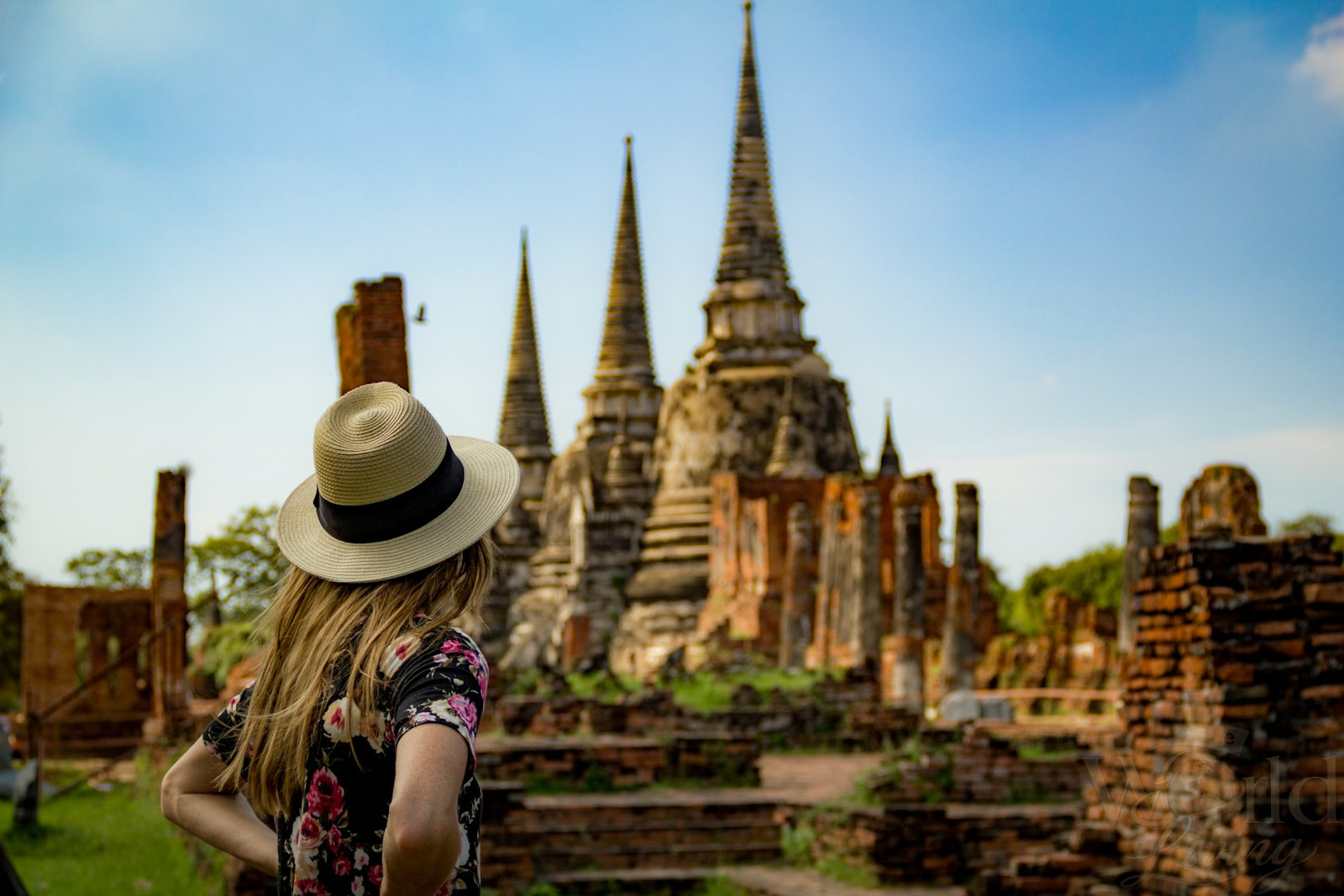 What $50 a Day Looks Like in Different Countries 3 $50 a Day. Budget Travel. Destinations. Exploring ancient temples in Thailand on a budget.