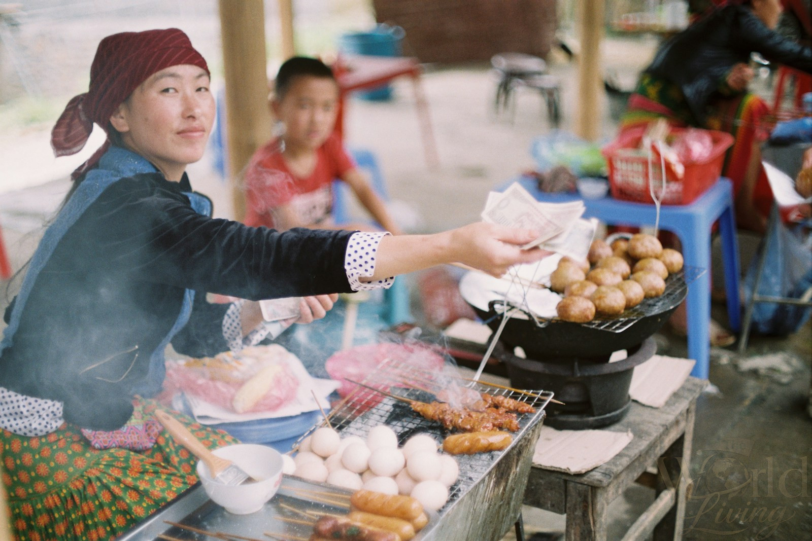 What $50 a Day Looks Like in Different Countries 2 $50 a Day. Budget Travel. Destinations. Enjoying delicious and affordable street food in Hanoi, Vietnam.