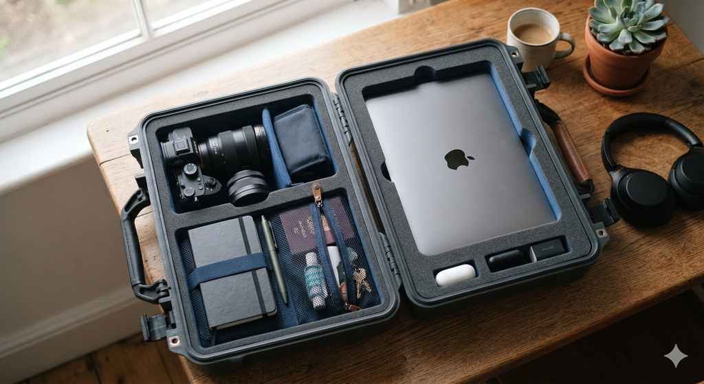 How to Pack Your Tech Gear for Travel – Smart Tips & Savings 3 How to Pack Your Tech Gear for Travel- protective case for laptop and camera.