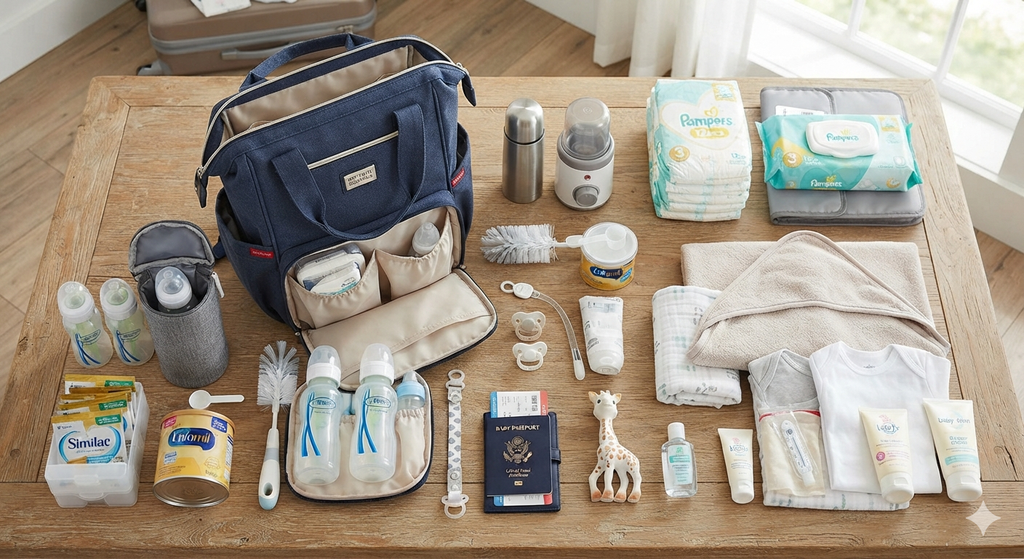 A Complete Packing Guide for Traveling With a Baby 3 Packing.