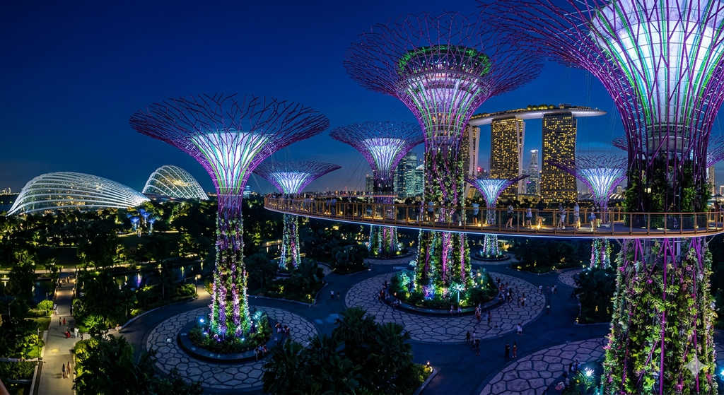 The Best Countries in Asia for First-Time Solo Travelers 4 Asia for First-Time Solo Travelers. The Supertrees at Gardens by the Bay in Singapore.